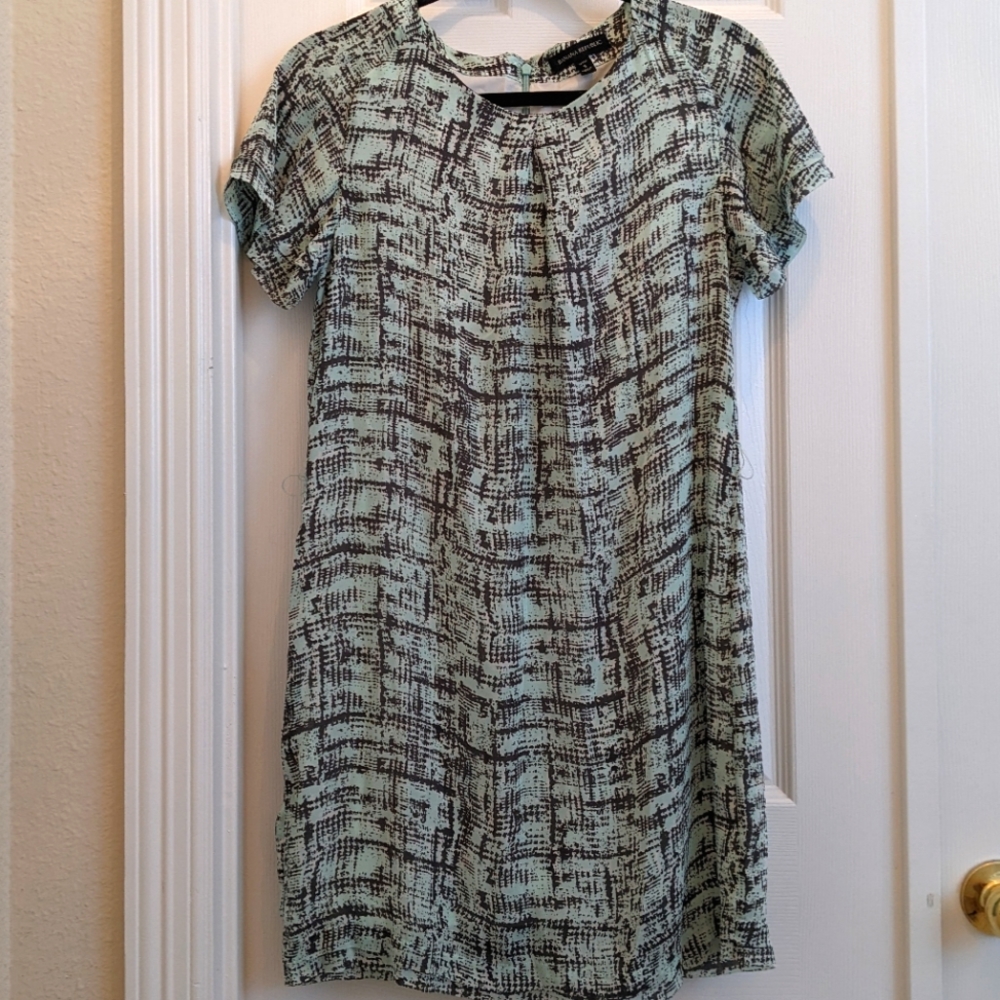 Banana Republic Petite Abstract Print Dress EUC